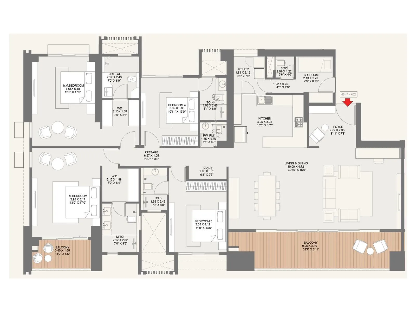 Godrej Skyline Floor Plan