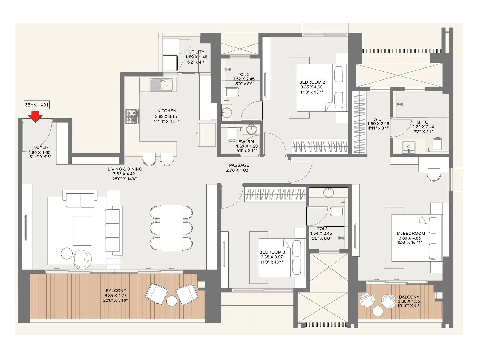 Godrej Skyline Floor Plan
